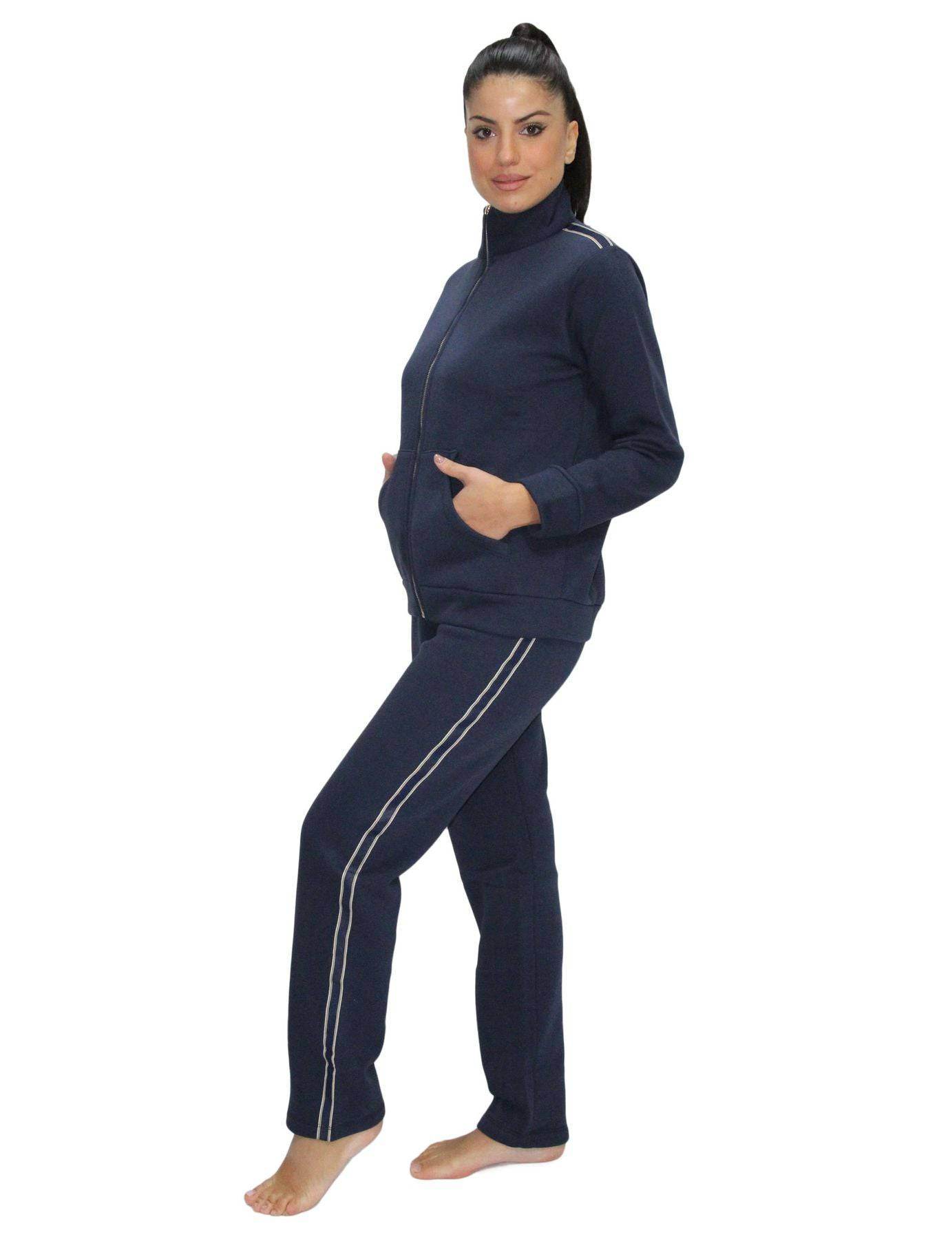 Tuta con zip Donna I2363 Fida - evabiancheria